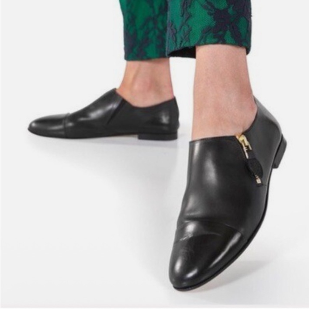 Office of Angela Scott Mr. Holly Zip Flat Women’s Shoe